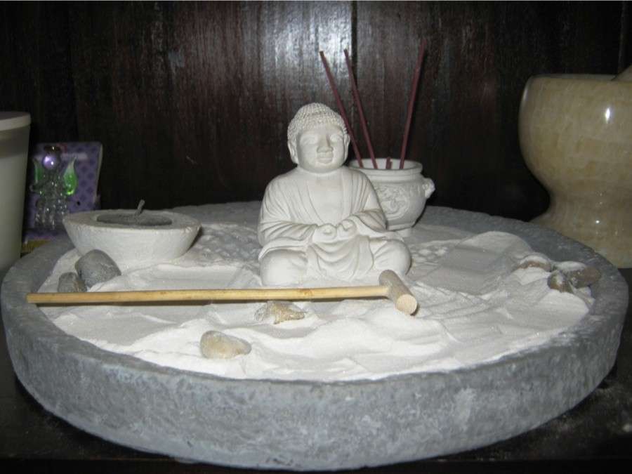 Angolo zen in pietra