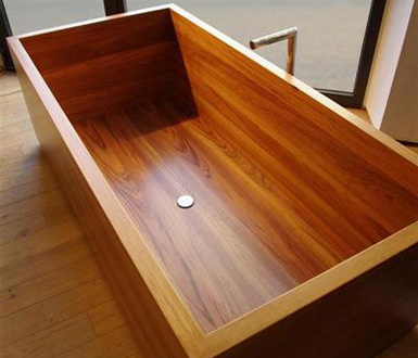 Vasca da bagno in legno da Boxart