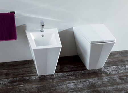 Sanitari Crystal per il bagno da Olympia Ceramica