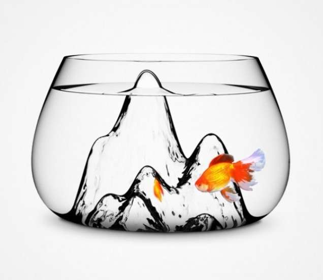 Acquario con iceberg