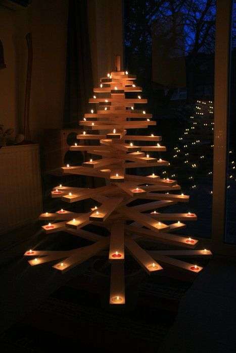 Albero di Natale con pallet