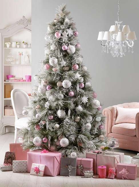 Albero di Natale Ghiacciaio rosa