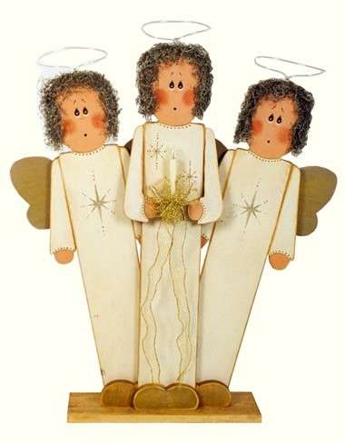 Angeli in legno