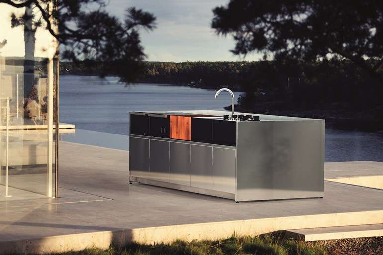Arredamento veranda con cucina