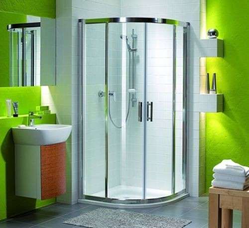 arredamento-verde-per-un-bagno-piccolo