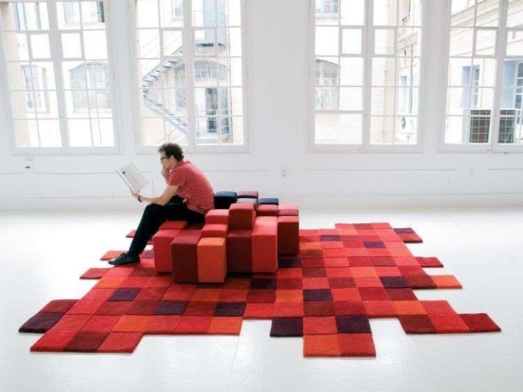 Arredare con tappeti colorati