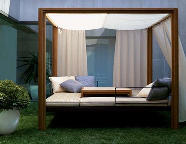 Arredare un gazebo in stile moderno