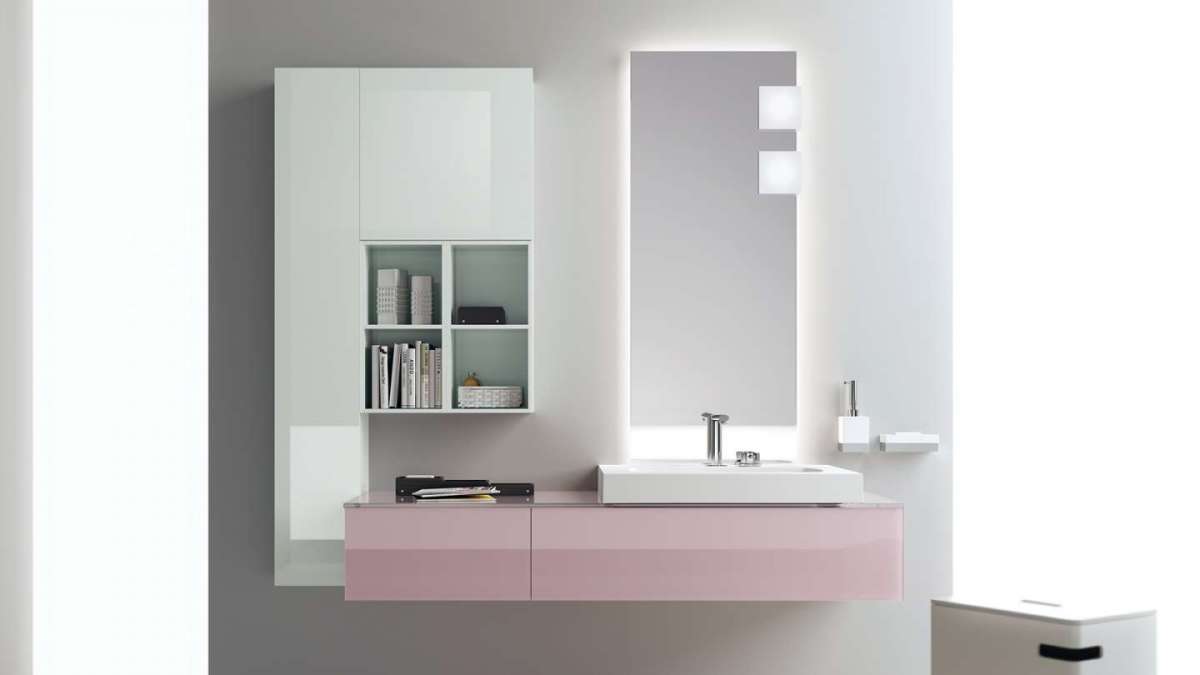 Arredo bagno colori pastello