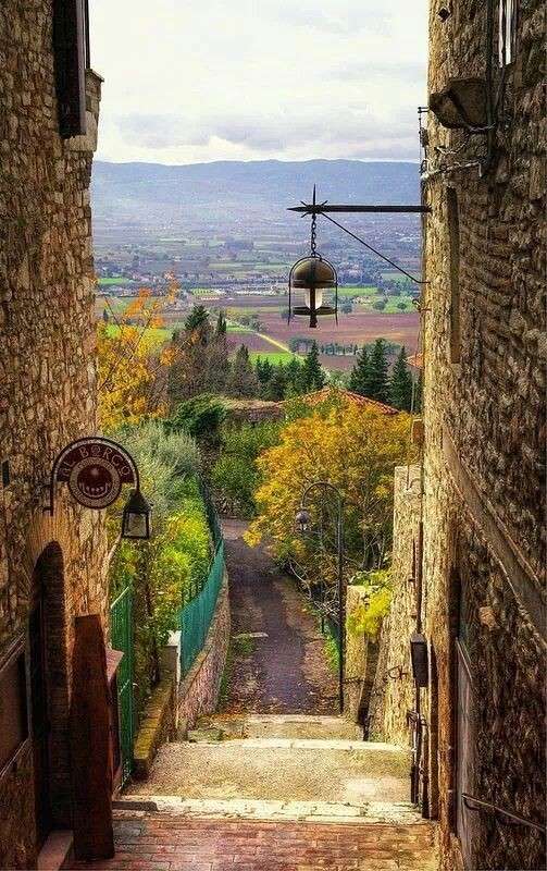 Assisi in autunno