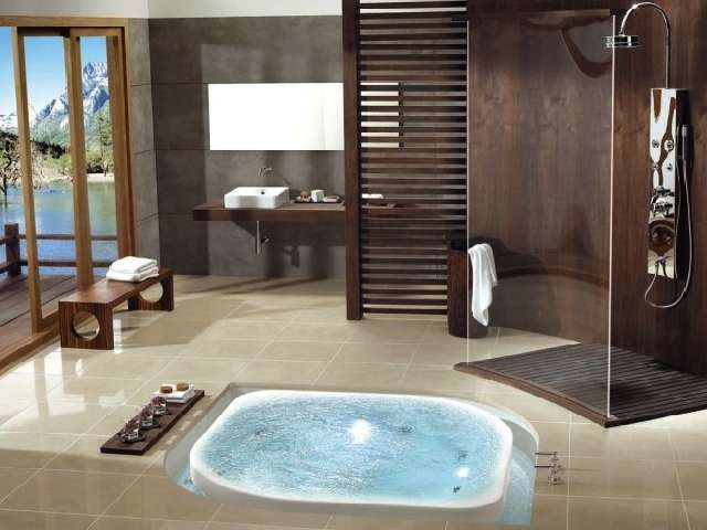 Bagno elegante come una spa