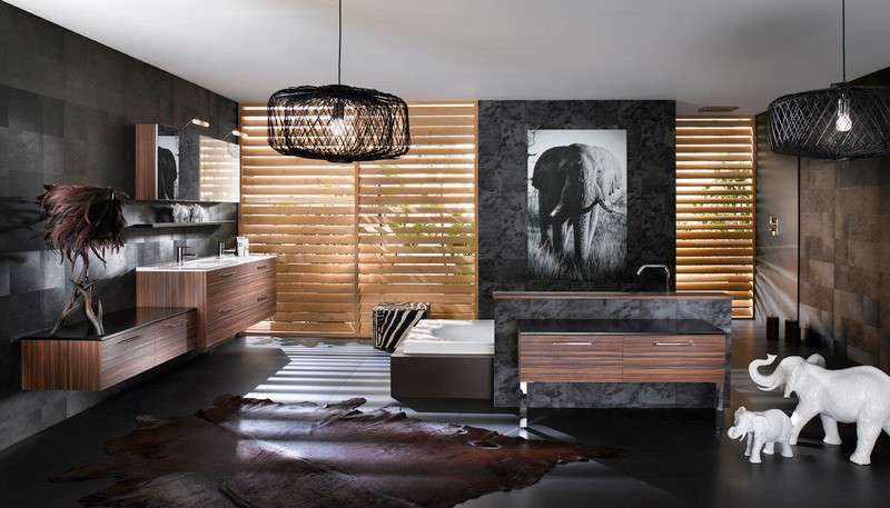 Bagno marrone