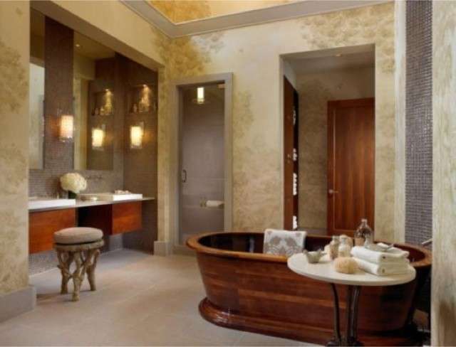 Bagno moderno in stile arabo