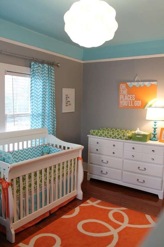 Camera con lettino per neonati