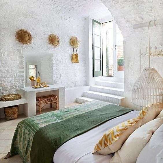 Camera da letto in stile naturale