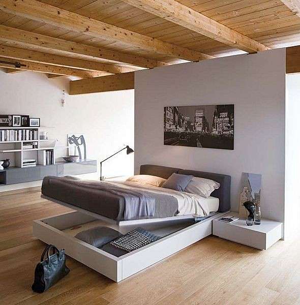 Camera da letto in stile nordico