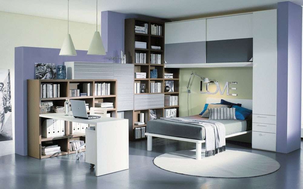 Cameretta con libreria Dielle
