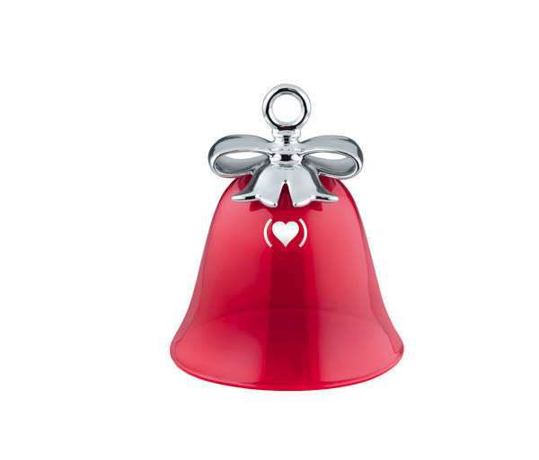 Campana rossa in vetro di Alessi
