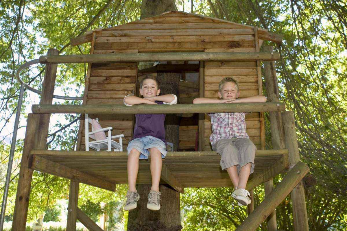 Casa sull'albero per bambini