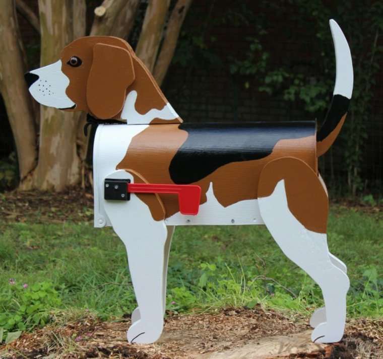 Cassetta postale a forma di cane
