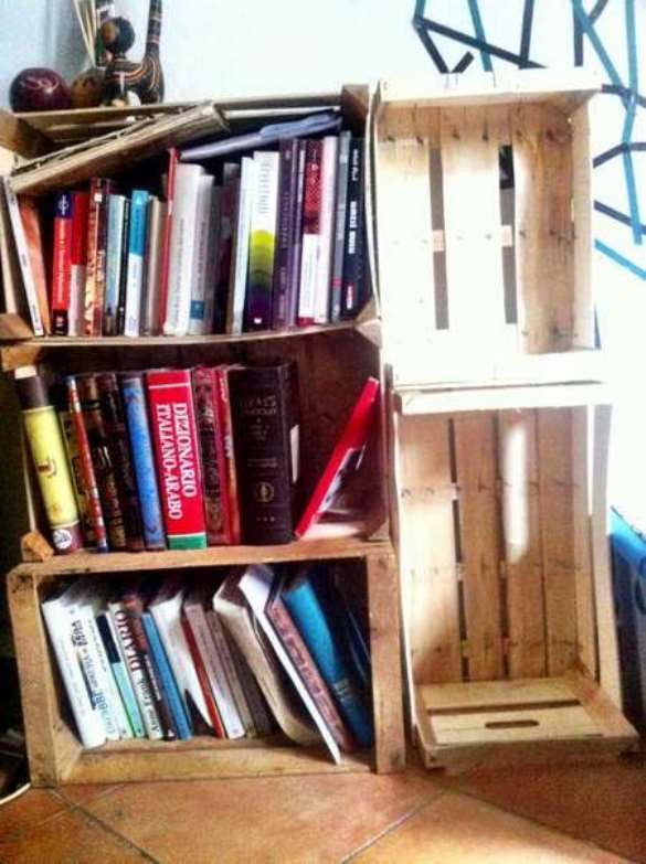 Cassette frutta per libreria