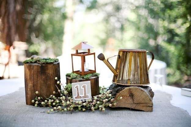 Centrotavola country chic