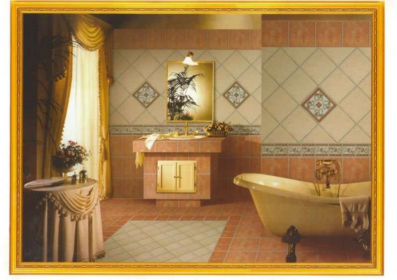 Ceramiche rustiche per bagno