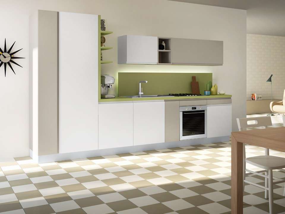 Cucina dallo stile essenziale 