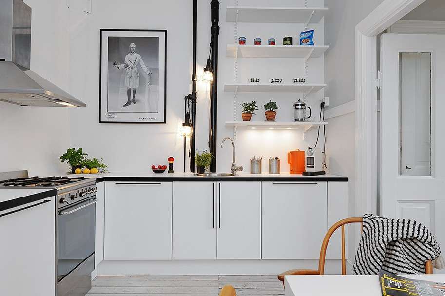 Cucine in stile nordico moderno