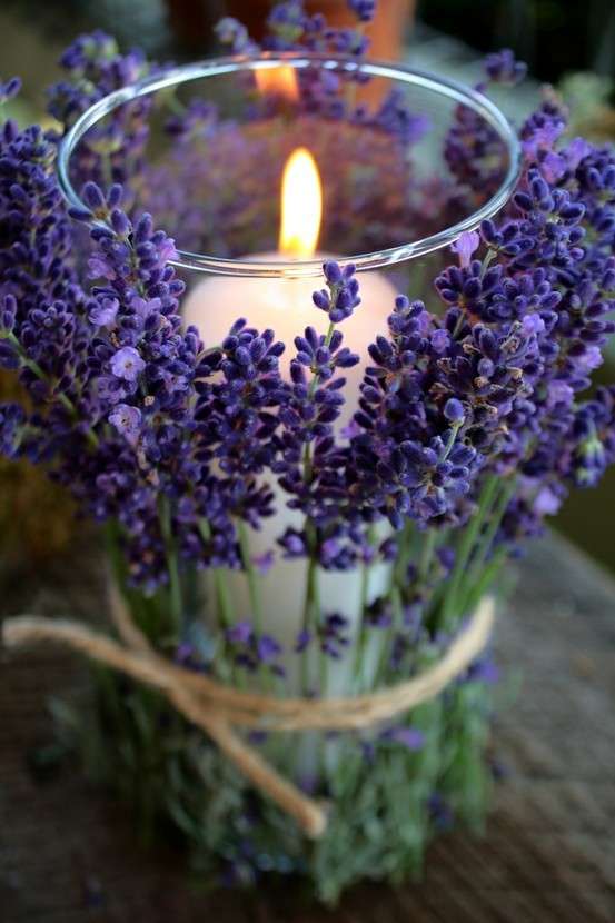 Decorazioni con la lavanda