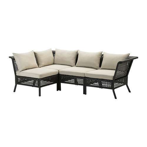 Divano nero Ikea