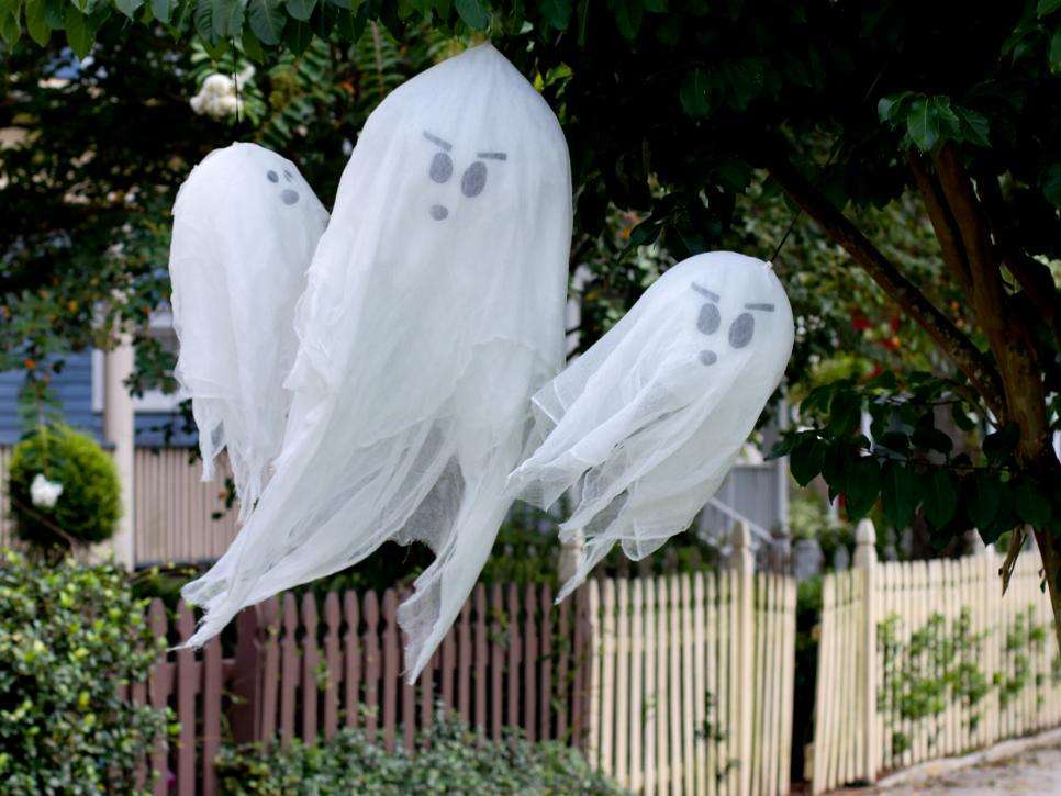 Fantasmi decorativi per Halloween