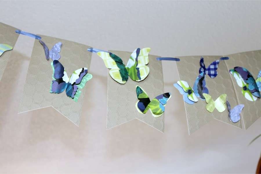 Farfalle per decorare casa per un battesimo