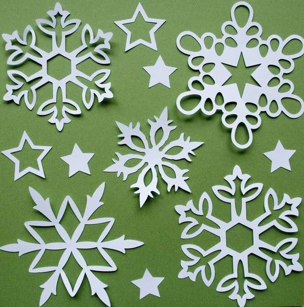 Fiocchi di neve in carta