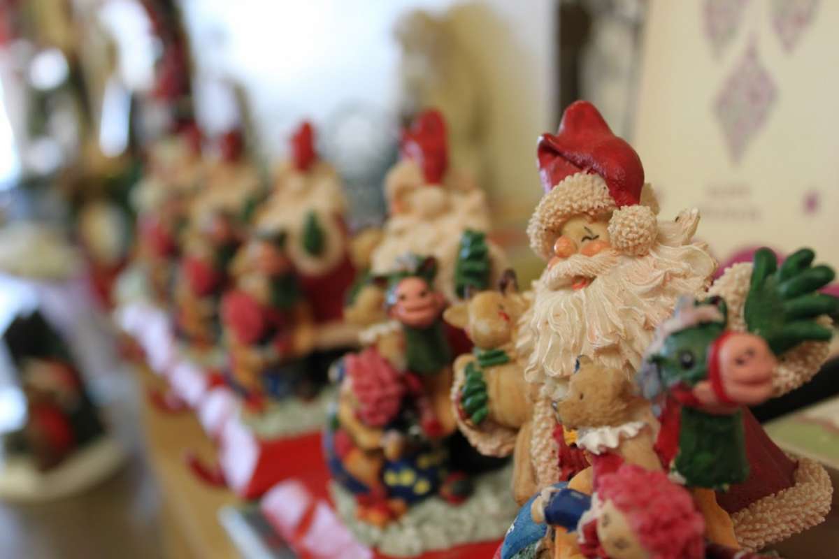 Goodwill decorazioni Natale, statue babbo Natale