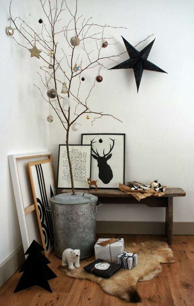 Idee per decorare l'ingresso a Natale