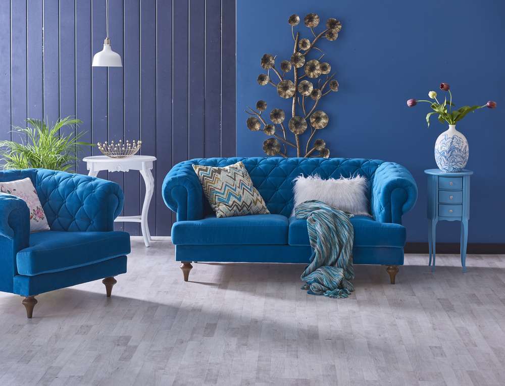 Il blu è un colore perfetto per la casa