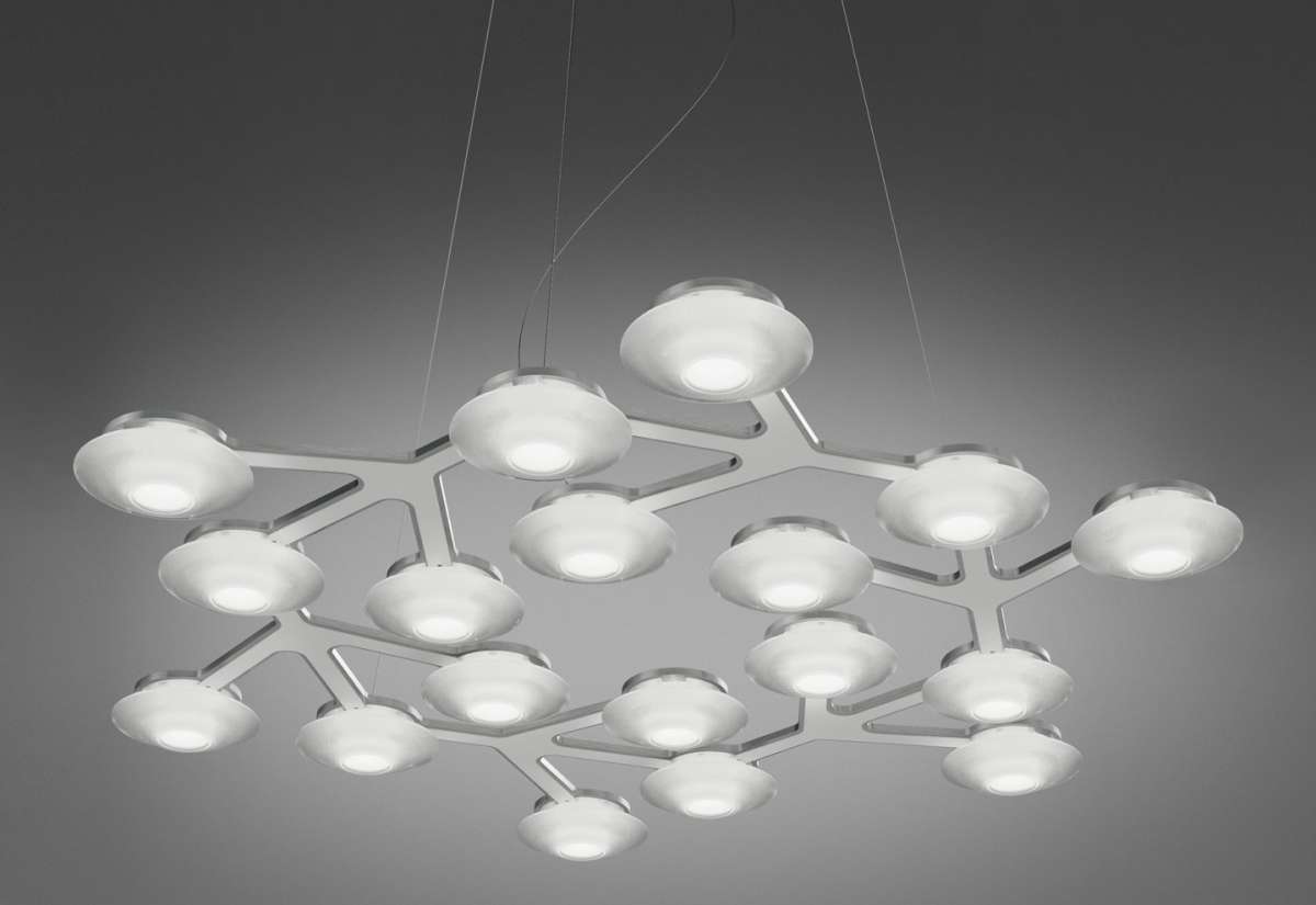 Lampadario a led dal design particolare