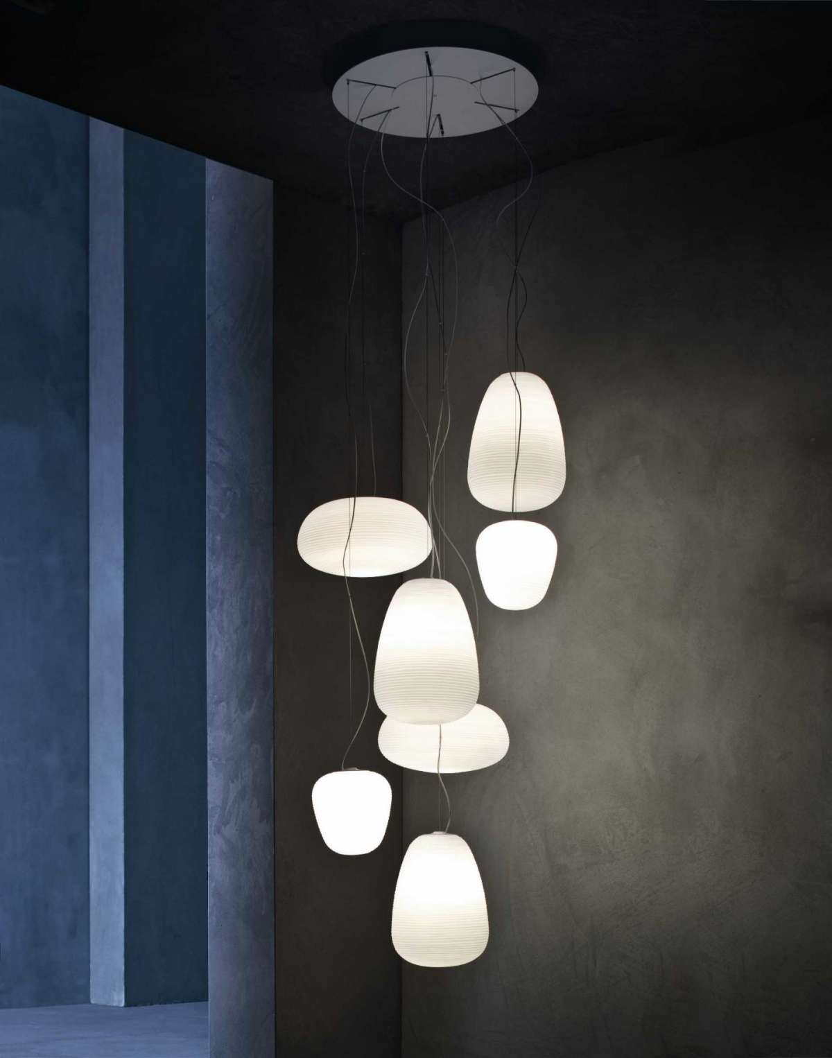 Lampadario a led moderno