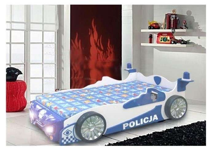 Letto auto Polizia