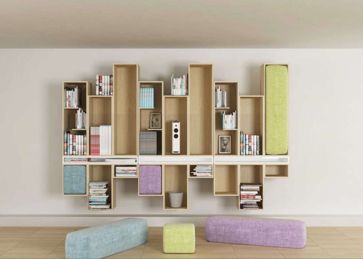 Libreria dal design moderno