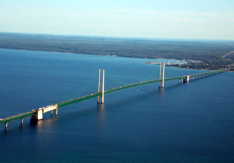 Mackinac Bridge a Gaylord nel Michigan