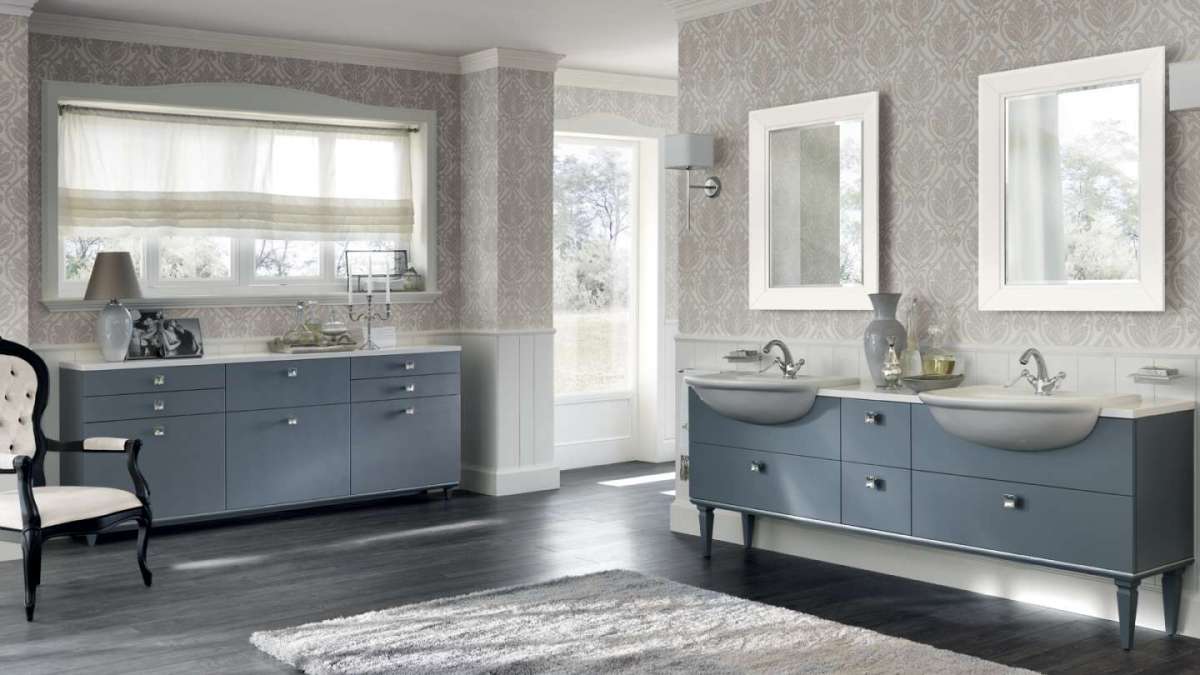 Magnifica, bagno in stile decò Scavolini