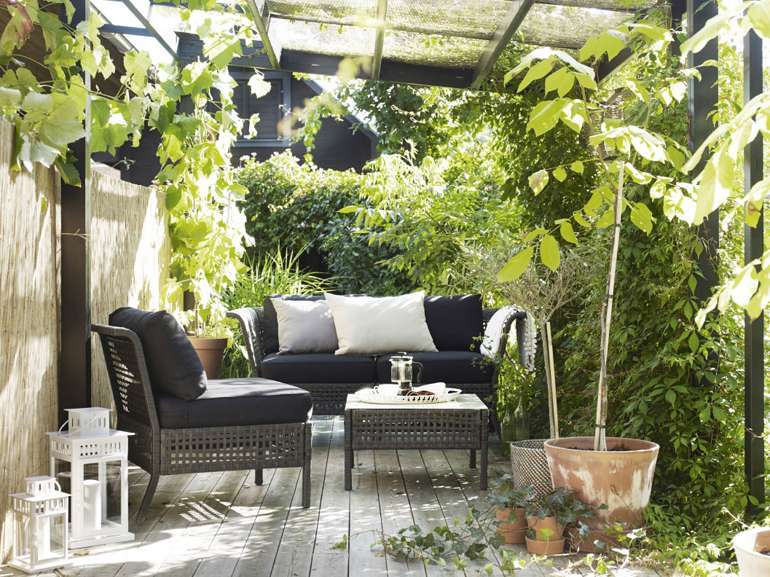 Mobili da esterno Ikea per il relax