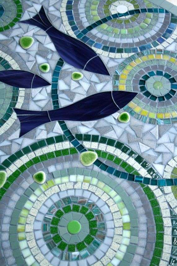 Mosaico con pesci