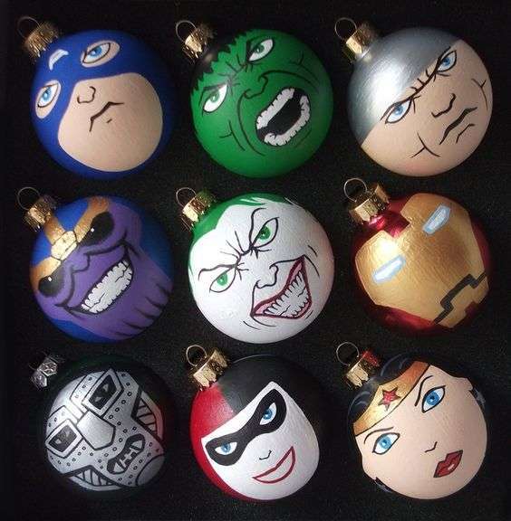 Palline natalizie Avengers