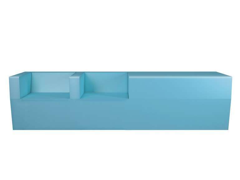 Panca azzurra Stratta