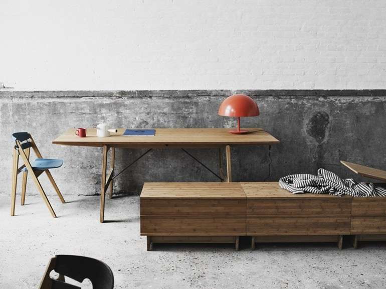 Panca per interni contenitore We Do Wood