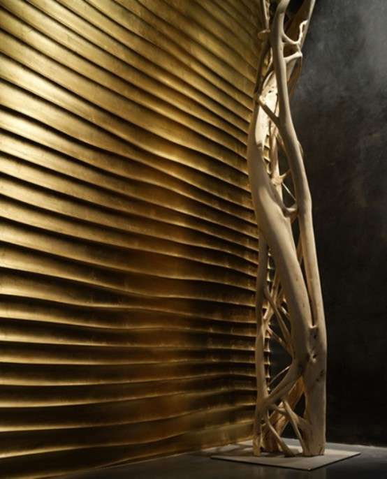 Pannello decorativo oro