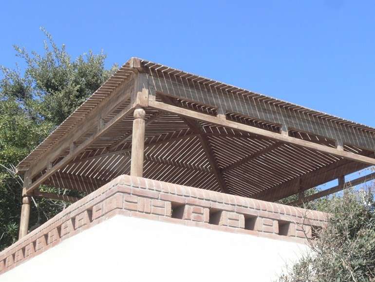 Pergolato autoportante in legno