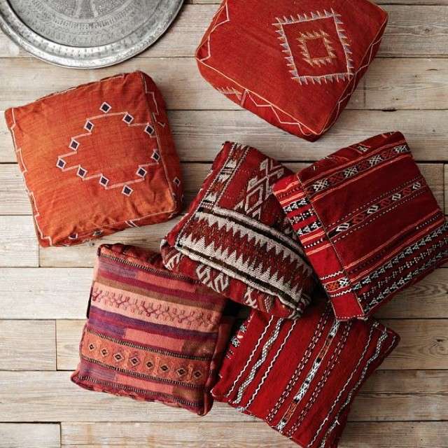 Piccoli cuscini in stile arabo